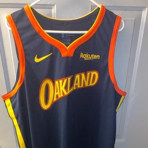 Old school warriors “Oakland” blank authentic jersey size 2X size 56